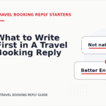 What to Write First in A Travel Booking Reply