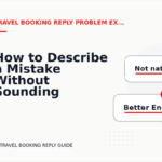 How to Describe a Mistake Without Sounding Rude in Travel Booking Reply English